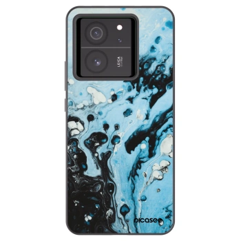 Picasee silikonový černý obal pro Xiaomi 13T - Organic blue