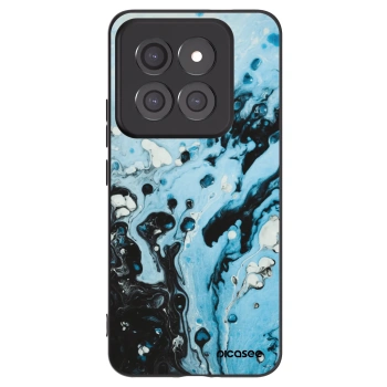 Picasee silikonový černý obal pro Xiaomi 14 Pro - Organic blue