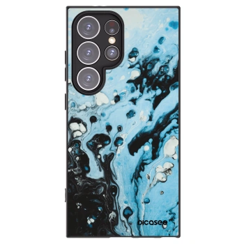 Picasee silikonový černý obal pro Samsung Galaxy S24 Ultra S928B 5G - Organic blue