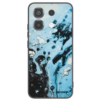 Picasee silikonový černý obal pro Xiaomi Poco X6 - Organic blue