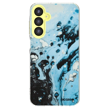 Picasee silikonový průhledný obal pro Samsung Galaxy A25 A256B 5G - Organic blue