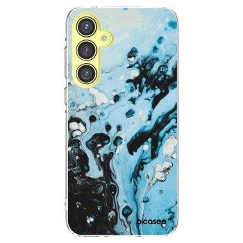 Picasee silikonový průhledný obal pro Samsung Galaxy A35 5G A356B - Organic blue