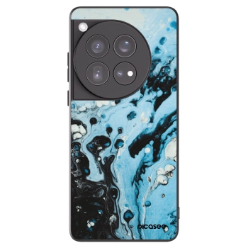 Picasee silikonový černý obal pro OnePlus 12 5G - Organic blue