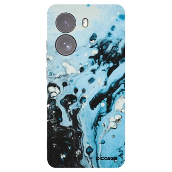 Picasee silikonový černý obal pro Xiaomi Poco X7 - Organic blue