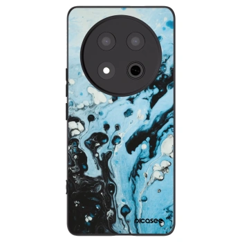 Picasee silikonový černý obal pro Honor Magic7 Lite 5G - Organic blue