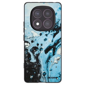 Picasee silikonový černý obal pro Xiaomi Redmi Note 14 Pro 4G - Organic blue