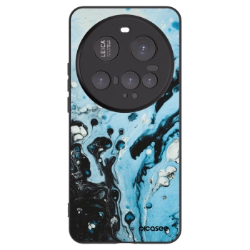 Picasee silikonový černý obal pro Xiaomi 15 Ultra - Organic blue