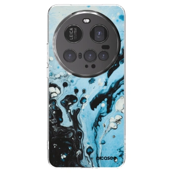 Picasee silikonový průhledný obal pro Xiaomi 15 Ultra - Organic blue