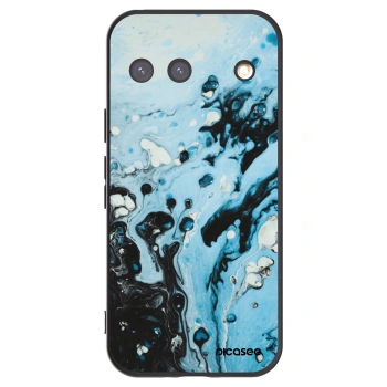 Picasee silikonový černý obal pro Google Pixel 9 - Organic blue