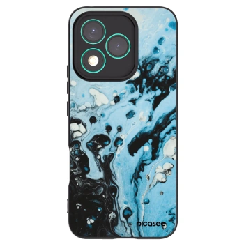 Picasee silikonový černý obal pro Honor 400 Lite 5G - Organic blue