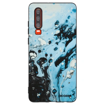 Picasee silikonový černý obal pro Huawei P30 - Organic blue