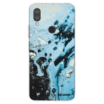Picasee silikonový průhledný obal pro Xiaomi Redmi 7 - Organic blue