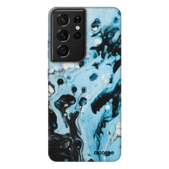 Obal pro Samsung Galaxy S21 Ultra 5G G998B - Organic blue