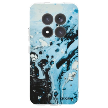 Picasee silikonový průhledný obal pro Xiaomi Redmi Note 15 Pro+ - Organic blue