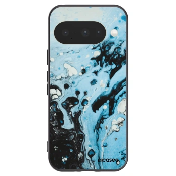 Picasee silikonový černý obal pro Google Pixel 10 - Organic blue