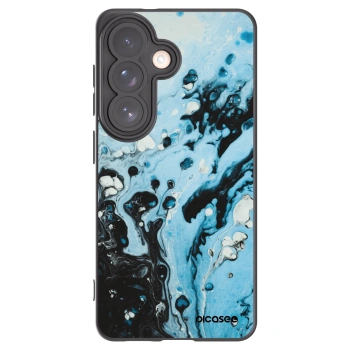 Picasee silikonový černý obal pro Samsung Galaxy S26 - Organic blue
