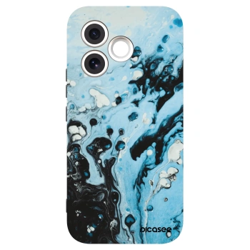 Picasee silikonový černý obal pro Honor 600 Lite - Organic blue
