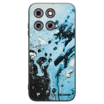 Picasee silikonový černý obal pro Motorola Moto G77 - Organic blue
