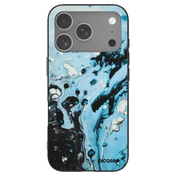 Picasee silikonový černý obal pro Apple iPhone 18 Pro - Organic blue