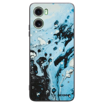 Picasee silikonový černý obal pro Motorola Moto G06 - Organic blue