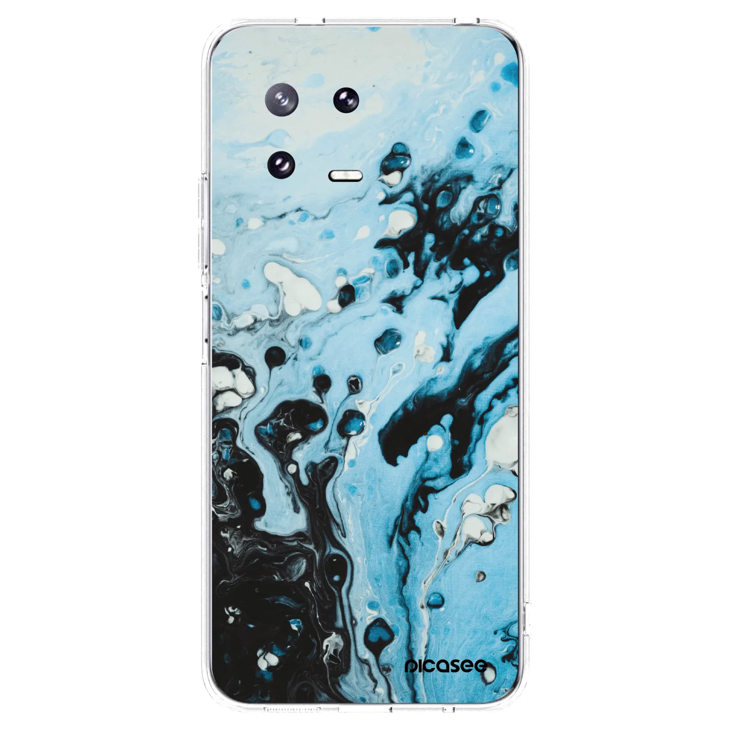 Picasee silikonový průhledný obal pro Xiaomi 13 Pro - Organic blue