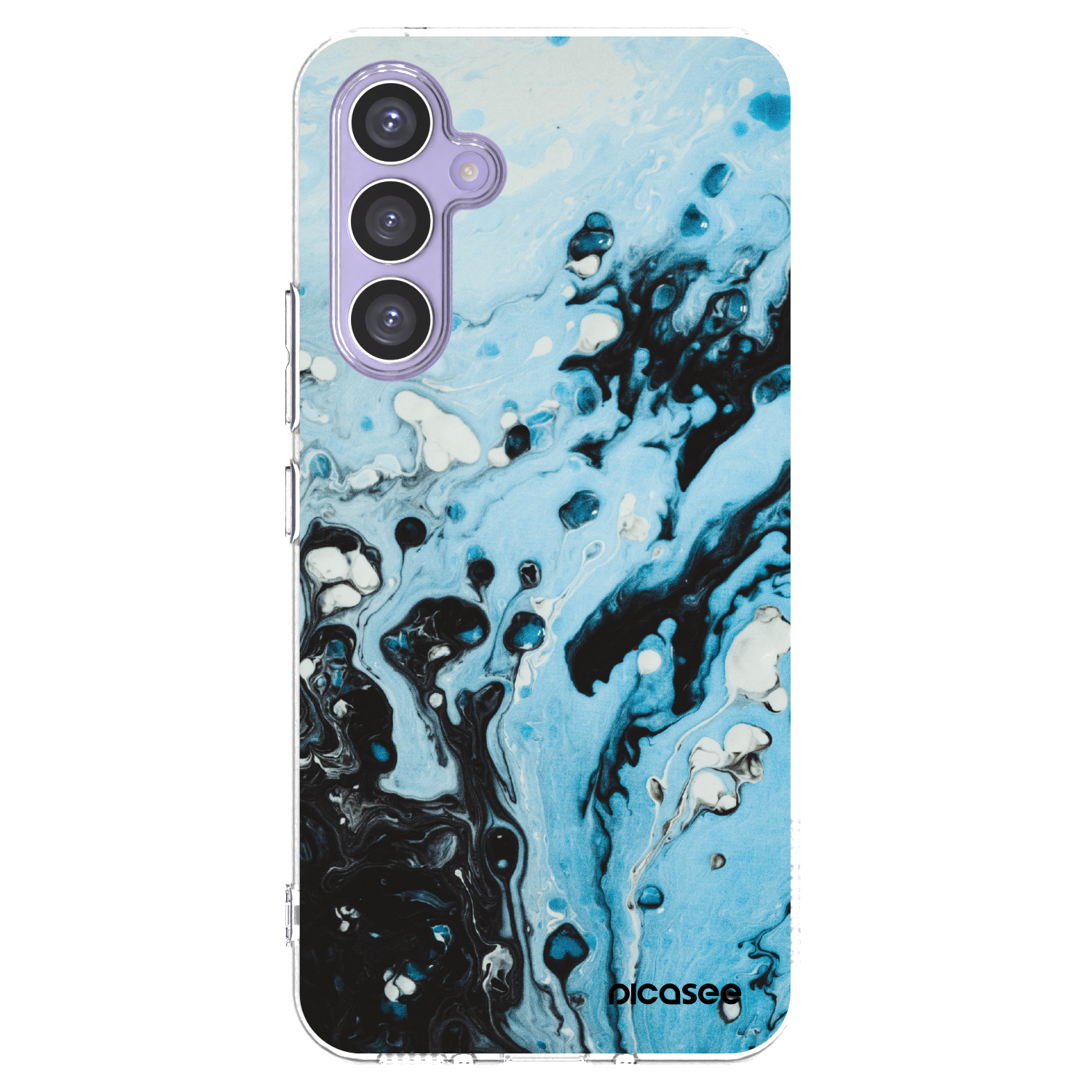 Picasee silikonový průhledný obal pro Samsung Galaxy A54 5G A546B - Organic blue