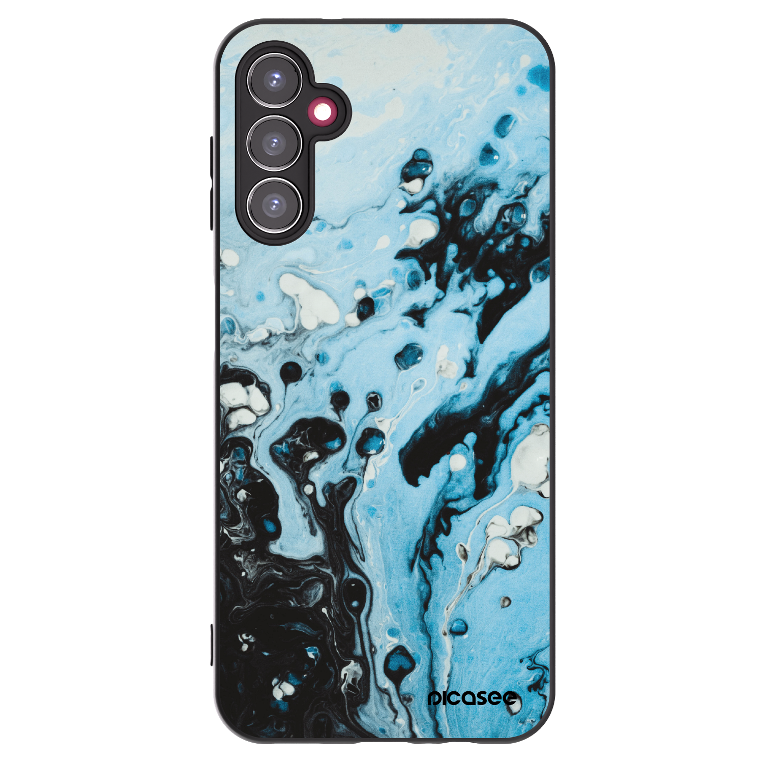 Picasee silikonový černý obal pro Samsung Galaxy A14 4G A145R - Organic blue