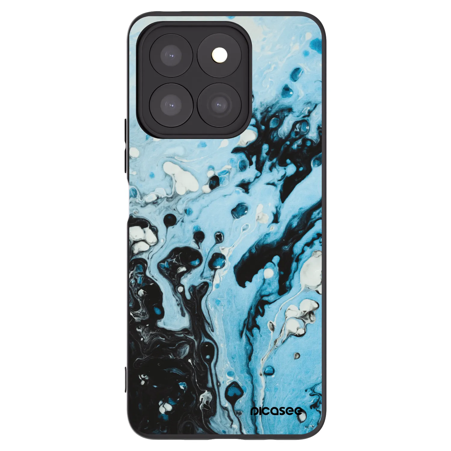 Picasee silikonový černý obal pro Honor X8b - Organic blue