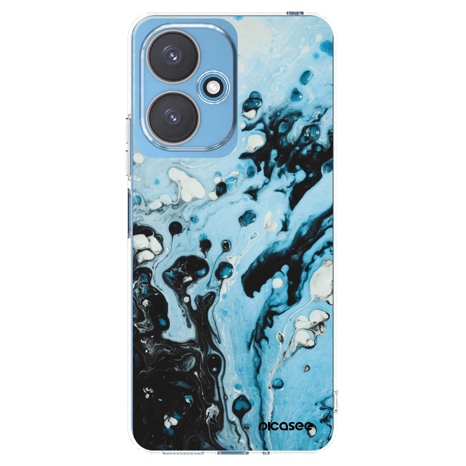 Picasee silikonový průhledný obal pro Xiaomi Redmi 13C 5G - Organic blue
