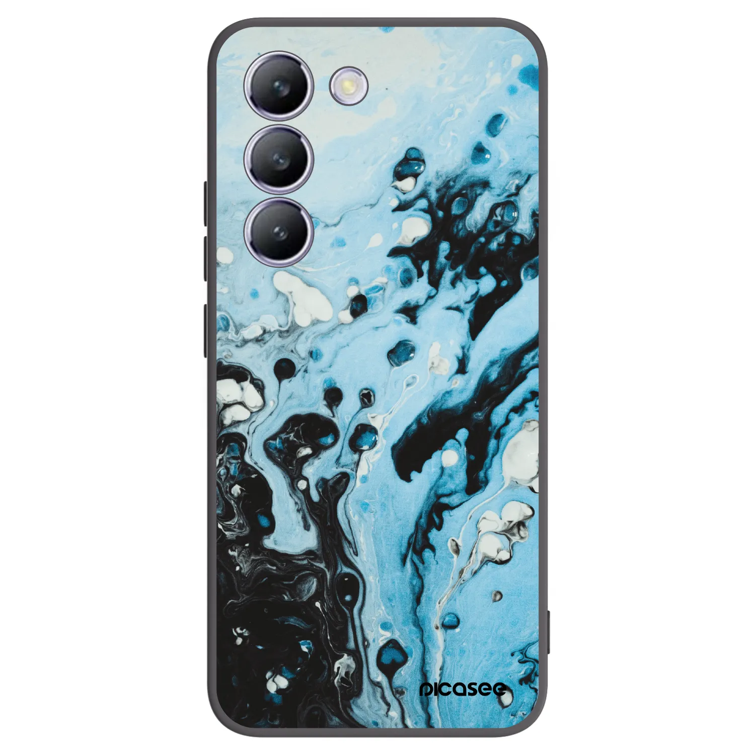 Picasee silikonový černý obal pro Vivo V40 SE 5G - Organic blue
