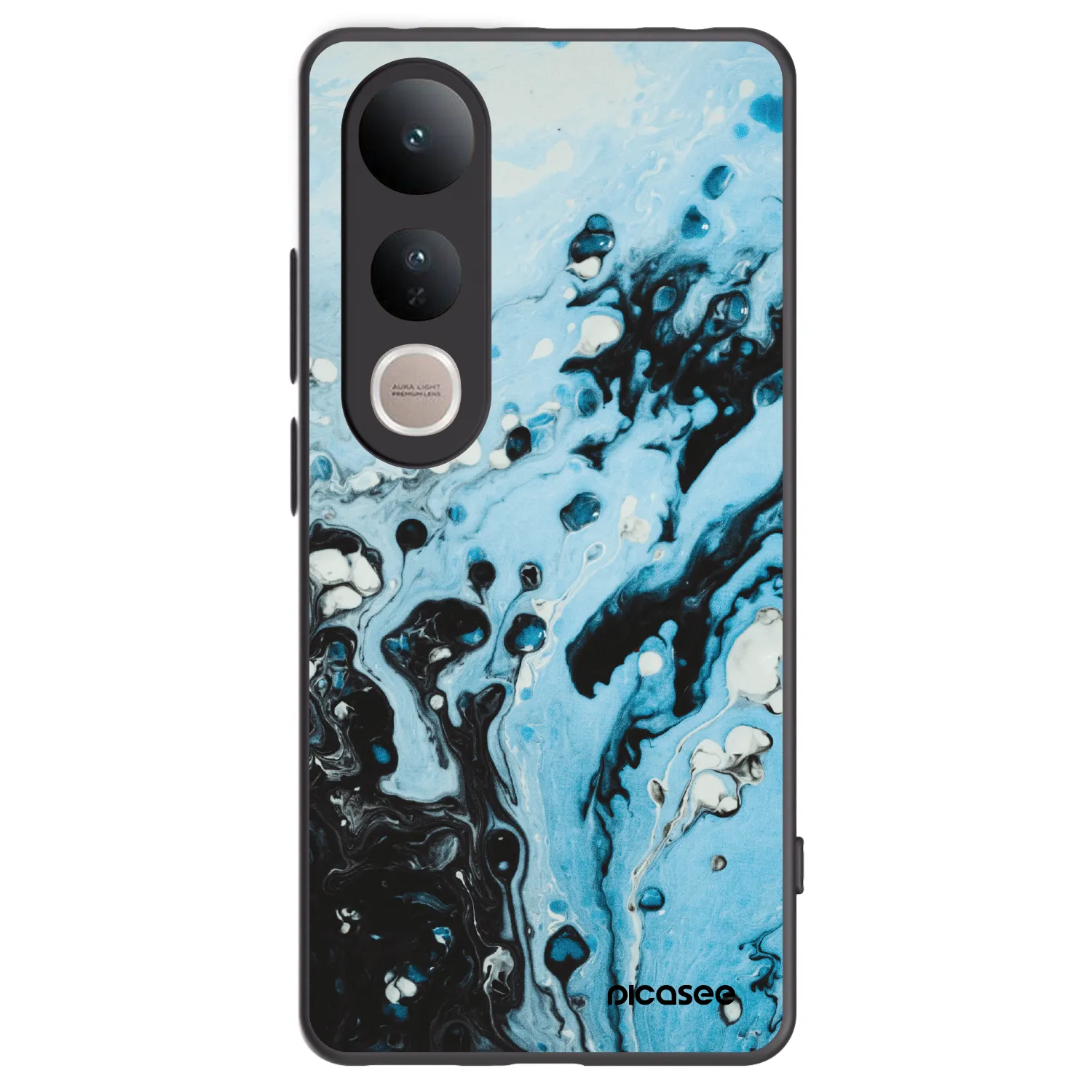 Picasee silikonový černý obal pro Vivo V50 Lite 5G - Organic blue