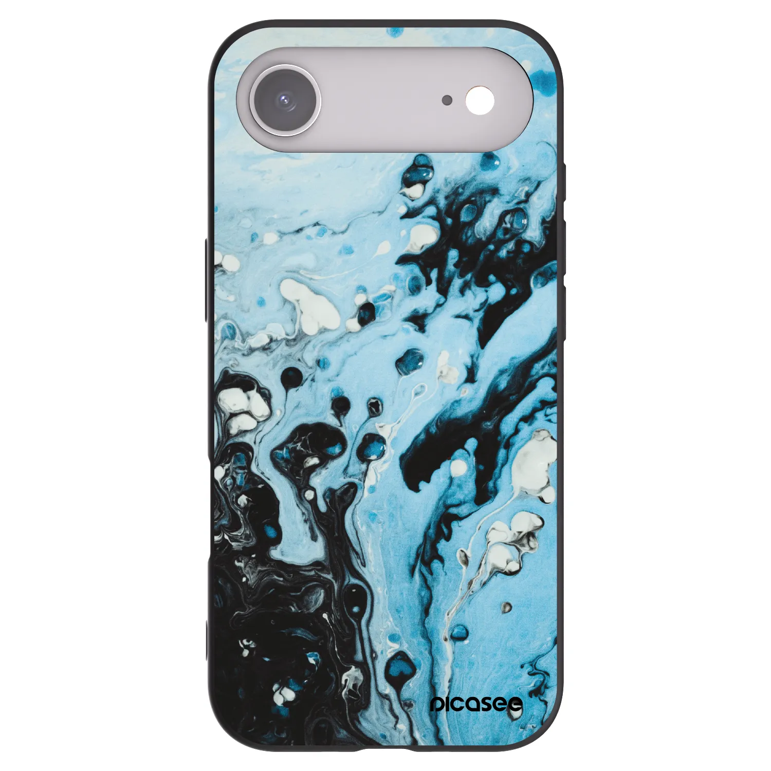 Picasee silikonový černý obal pro Apple iPhone Air - Organic blue