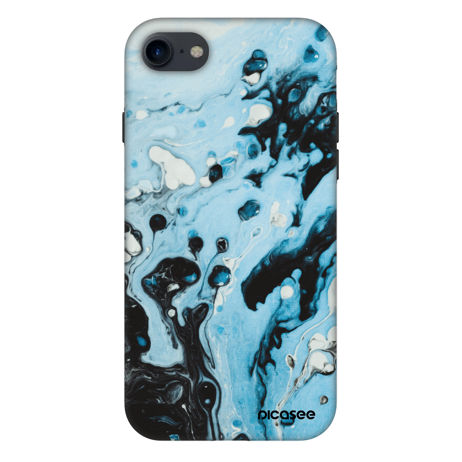 Picasee Fashion Case pro Apple iPhone 8 - Organic blue