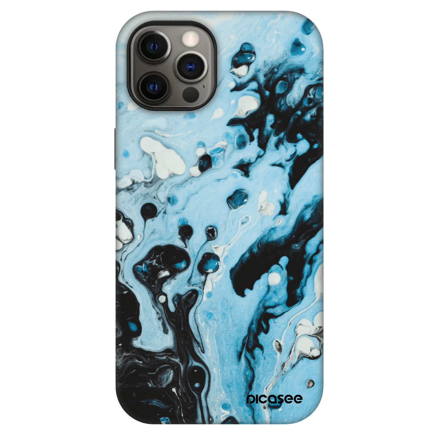 Picasee Fashion Case MagSafe Apple iPhone 12 - Organic blue