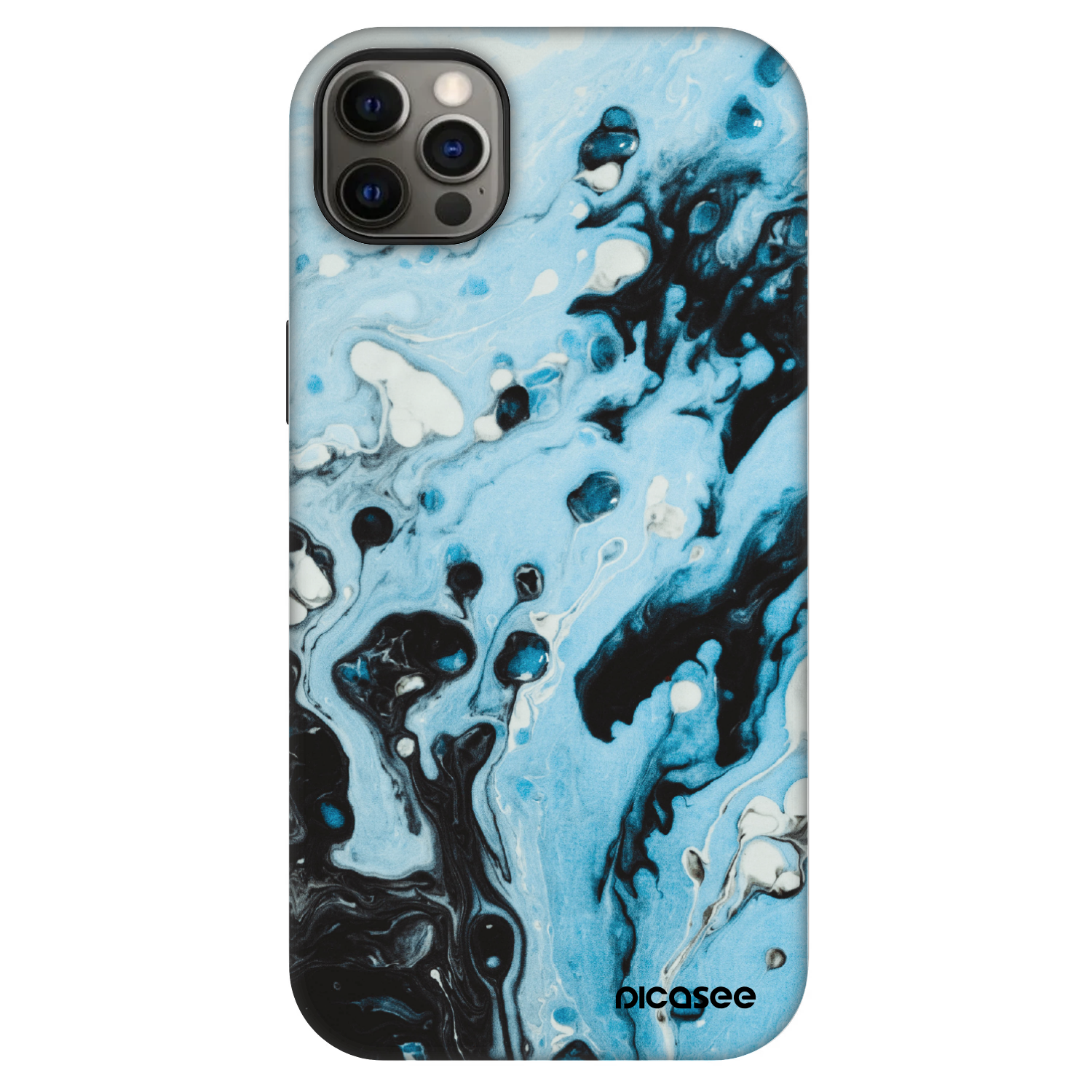 Picasee Fashion Case MagSafe Apple iPhone 12 Pro Max - Organic blue