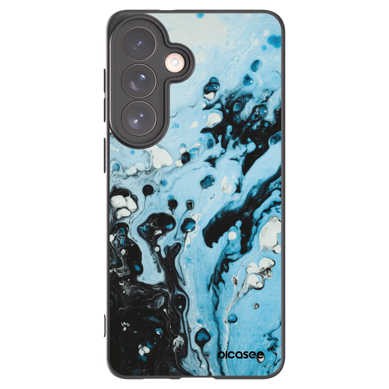 Picasee silikonový černý obal pro Samsung Galaxy S26+ - Organic blue