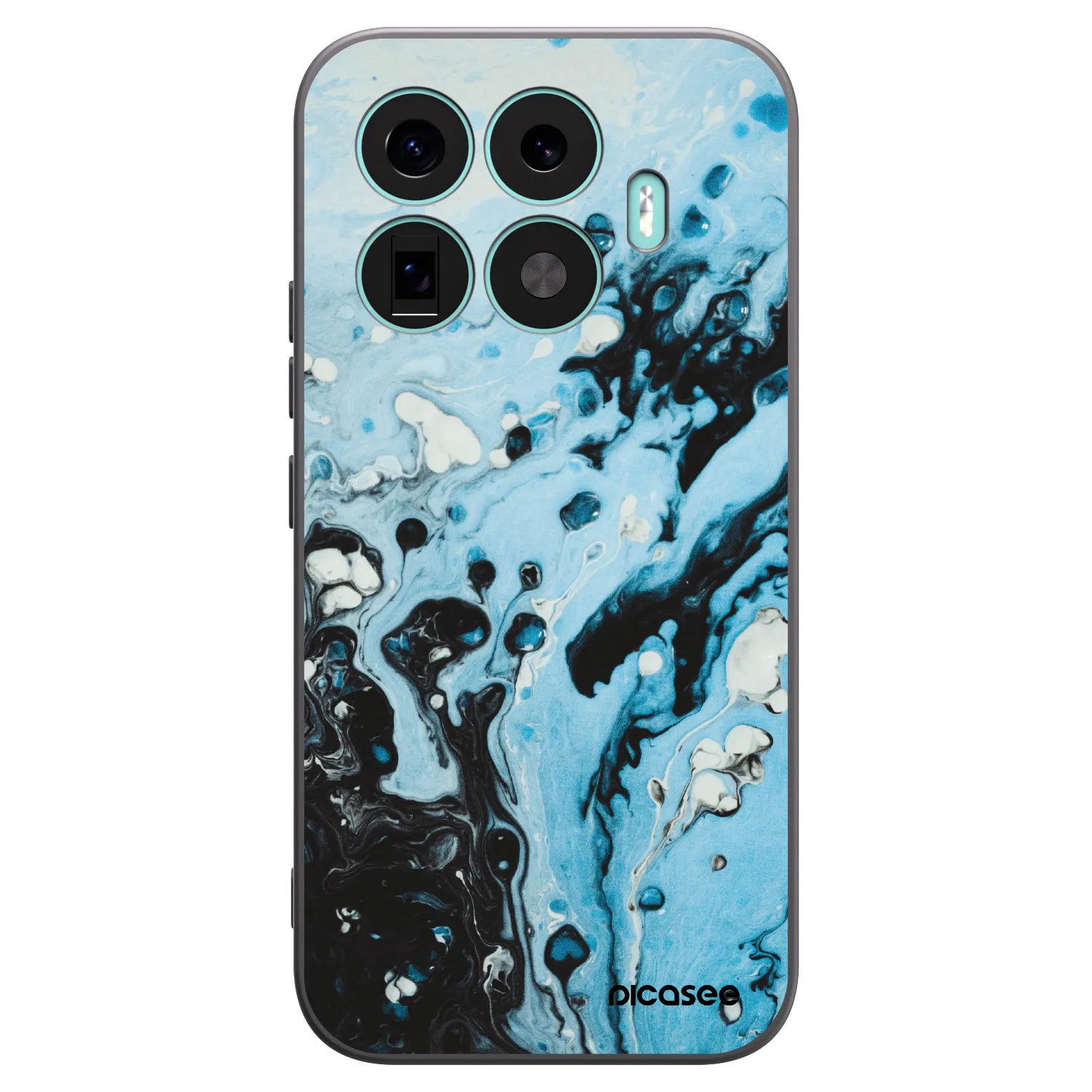 Picasee silikonový černý obal pro Xiaomi 17T - Organic blue