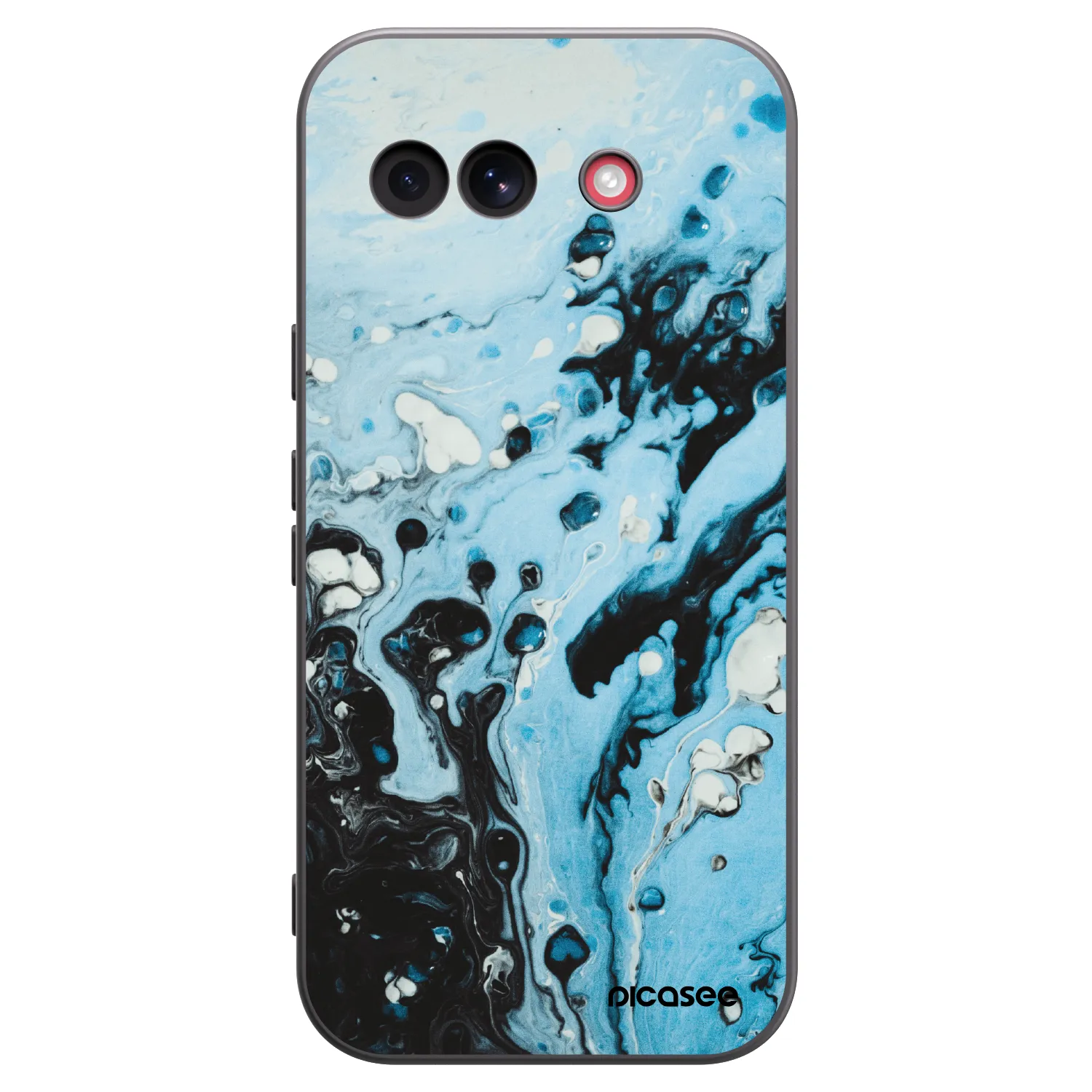 Picasee silikonový černý obal pro Google Pixel 10a - Organic blue