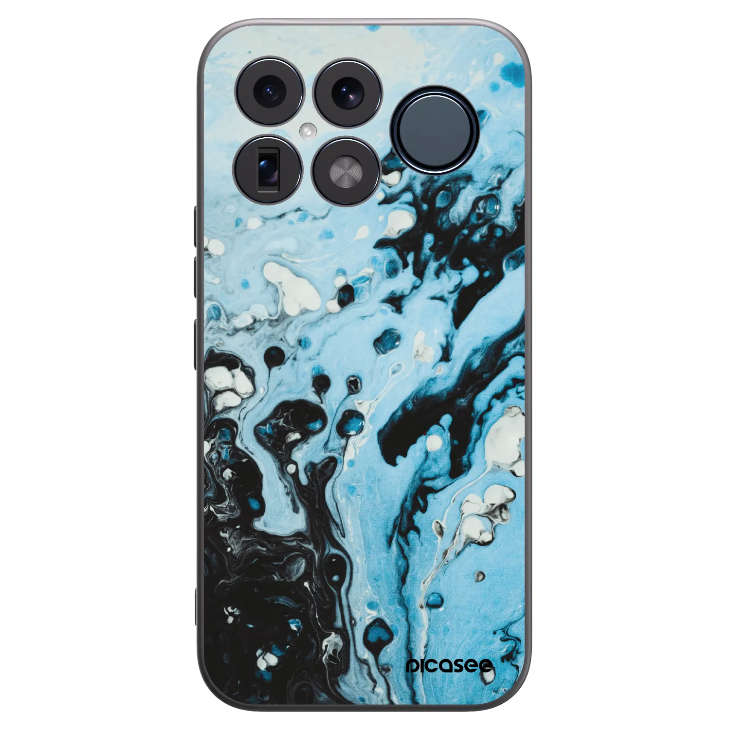 Picasee silikonový černý obal pro Xiaomi Poco F8 Ultra - Organic blue