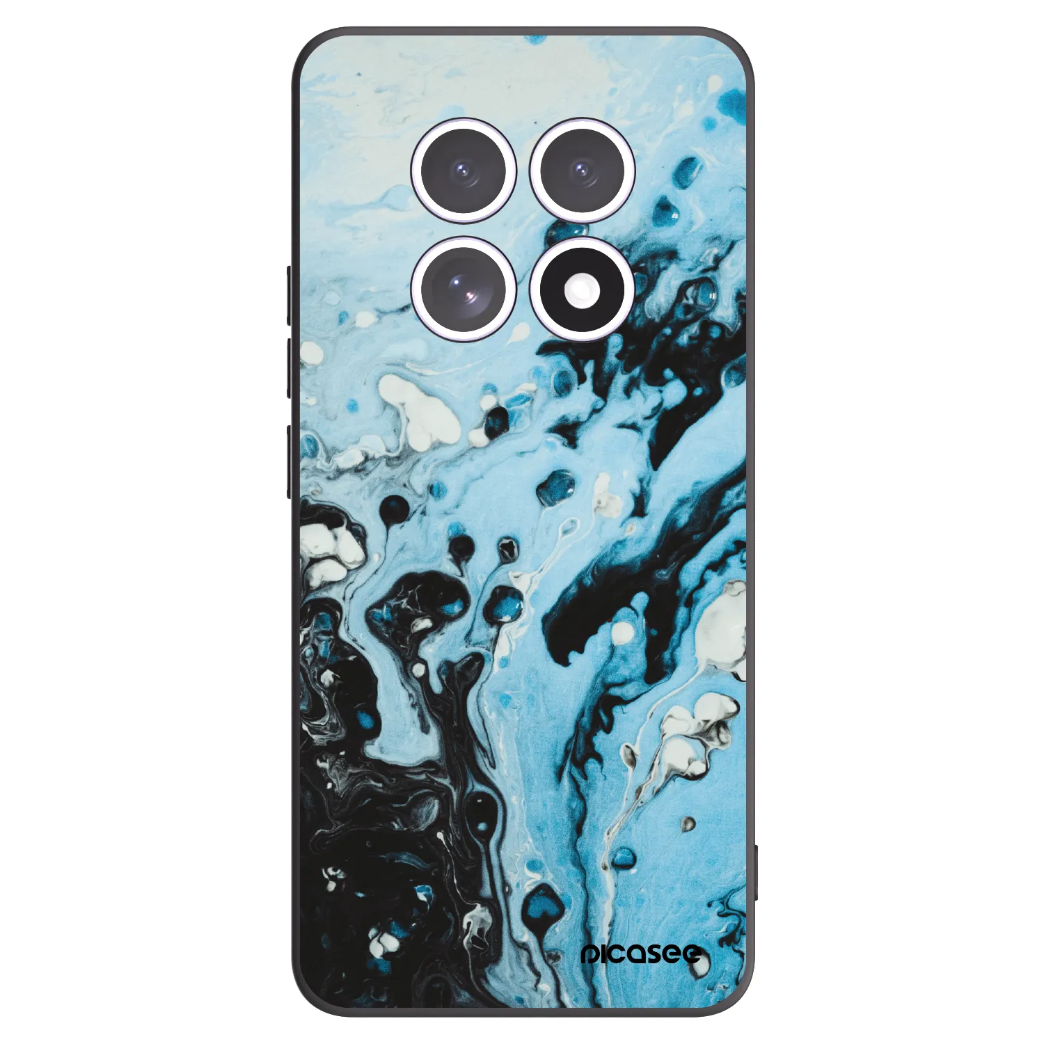 Picasee silikonový černý obal pro Xiaomi Redmi Note 15 5G - Organic blue