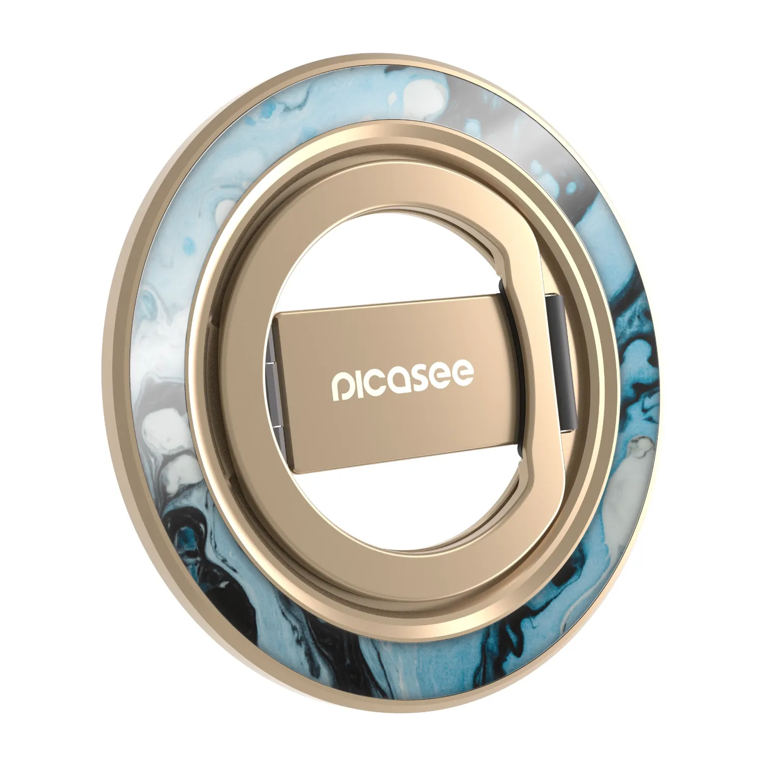Picasee Magnetický držák - Zlatý - Organic blue