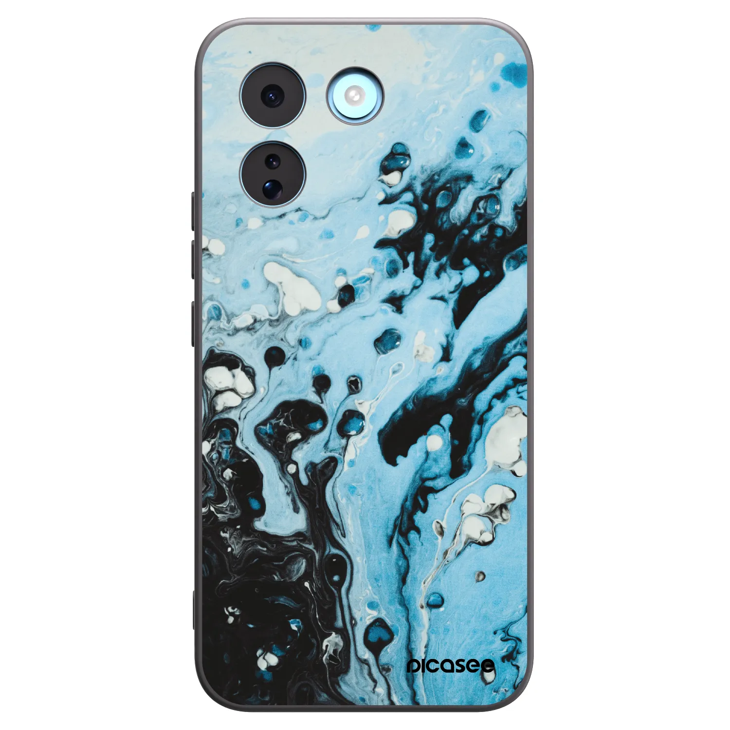Picasee silikonový černý obal pro Xiaomi Redmi Note 17 Pro MAX 5G - Organic blue
