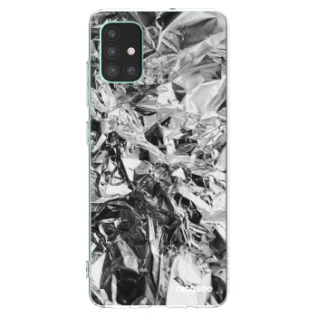 Picasee silikonový průhledný obal pro Samsung Galaxy M51 M515F - Chrome