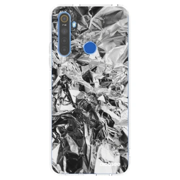 Picasee silikonový průhledný obal pro Realme 5 - Chrome