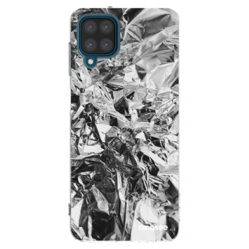 Picasee silikonový průhledný obal pro Samsung Galaxy A12 A125F - Chrome