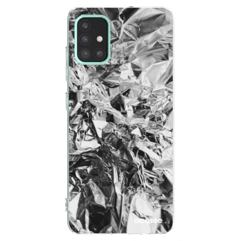 Picasee silikonový průhledný obal pro Samsung Galaxy M31s - Chrome