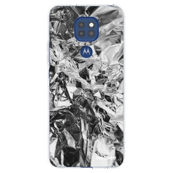Picasee silikonový průhledný obal pro Motorola Moto G9 Play - Chrome