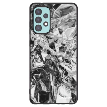 Picasee silikonový černý obal pro Samsung Galaxy A72 A725F - Chrome