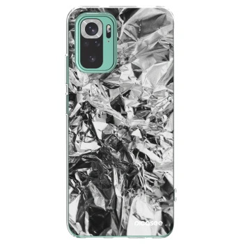 Picasee silikonový průhledný obal pro Xiaomi Redmi Note 10 Pro - Chrome