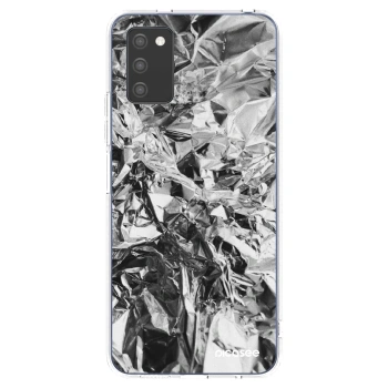 Picasee silikonový průhledný obal pro Samsung Galaxy A02s A025G - Chrome